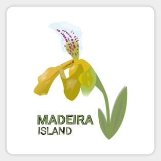 Madeira Island - Slipper Orchid / Orquidea Sapatinho Magnet